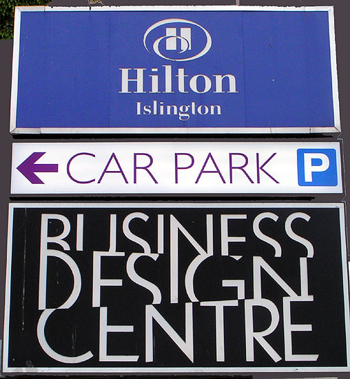 Hilton Islington Car Park P Business Design Centre Site Picket
