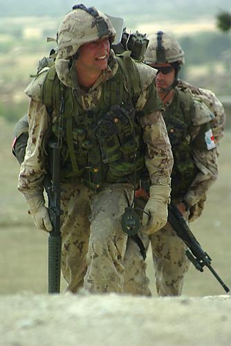 Canadian troops serving under US Command