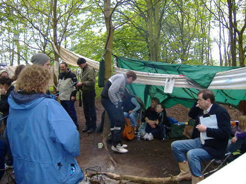 bbc reporter in camp