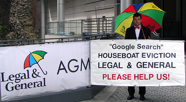 Legal and General AGM Asking For Help One Man For Family Social Justice Campaign