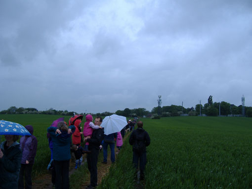 getting into position