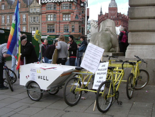 at the No Trdent Replacement rally