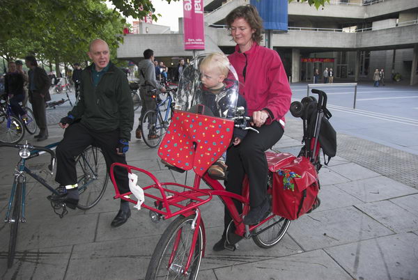 A well-equipped bike