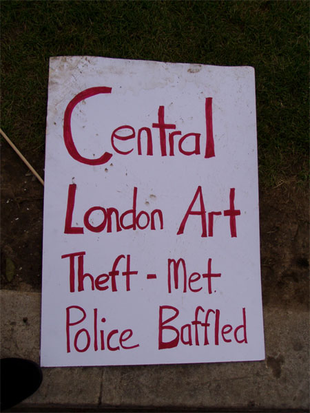 parliament square art theft - banksy artworks stolen in dawn raid!