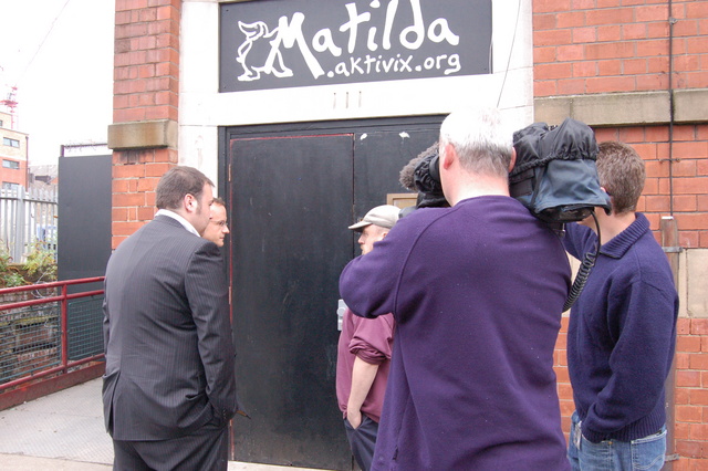 This building is now squatted...