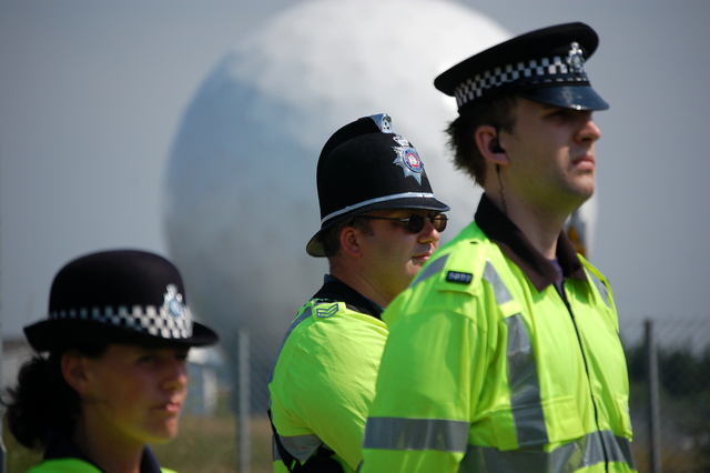 Police and a Radome