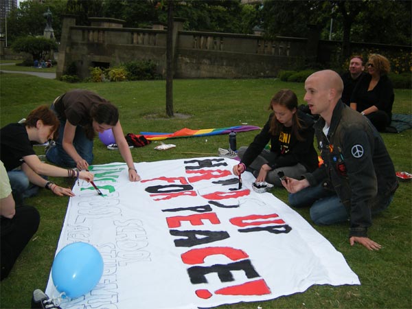 Discussion and Banner Painting