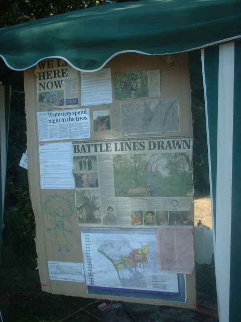 newspaper clippings of camp related articles