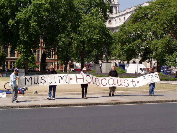 new banner at the square for blair today