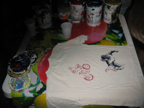 Silkscreening workshop