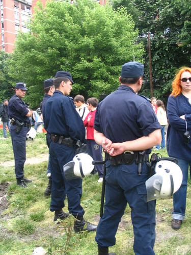 Previously police stopped neighbours from entering the park