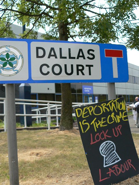 Deporatation is the Crime! Lock Up Labour