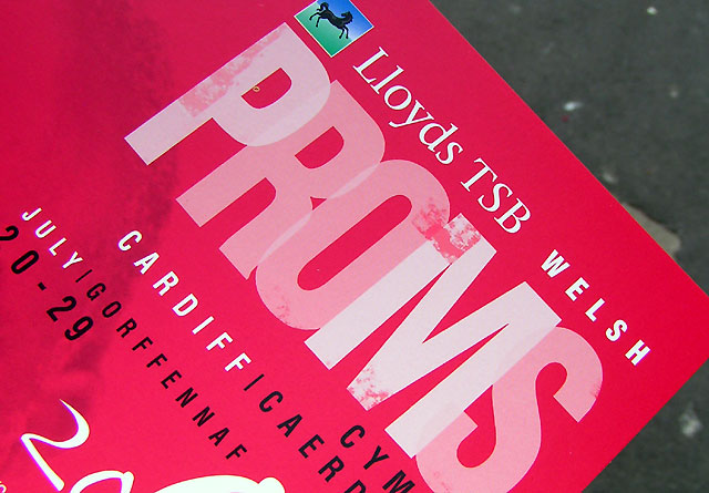 Lloyds TSB Welsh Proms Programme