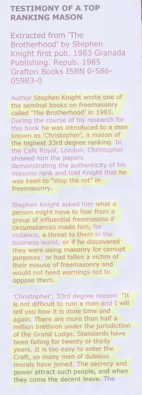 FREEMASONRY IS POWERFUL...