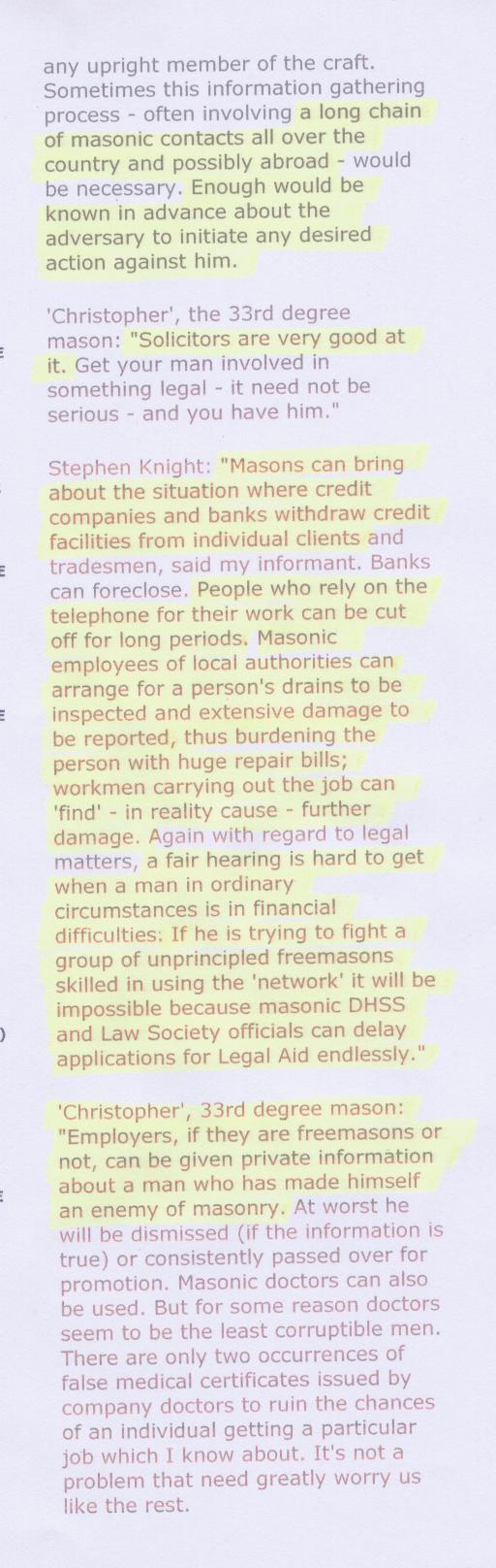 FREEMASONRY IS BEING ABUSED...