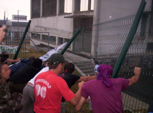 action against detention centre in postojna, 22nd of july 2006