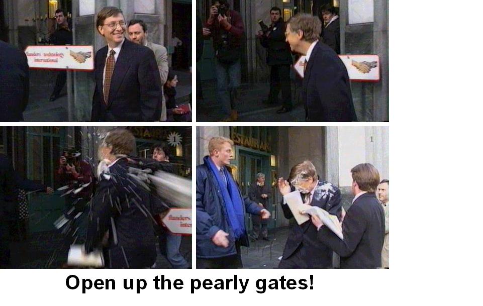 Open up the pearly gates!