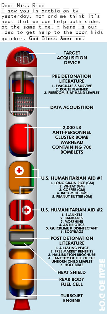 ... peace reigns down on the terrorists