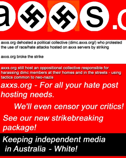 axxs support liars and neonazis