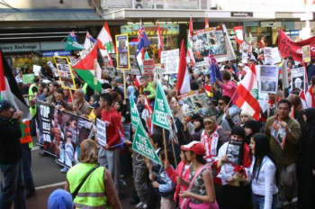 Sydney rally against Israel's war