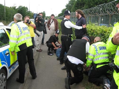 Arrests being filmed
