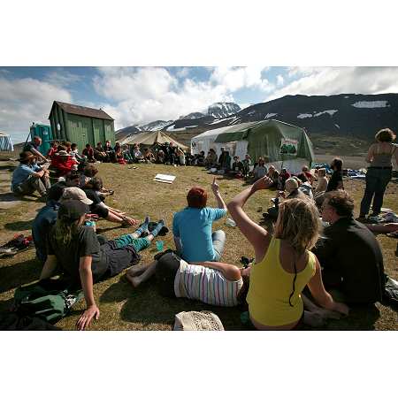 First camp at Snaefell