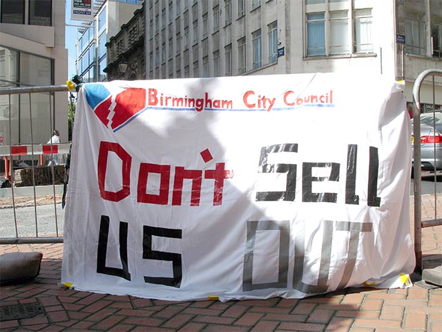 Birmingham City Council - Don't sell us out