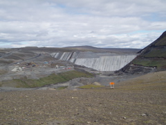 Kárahnjúkar dam building