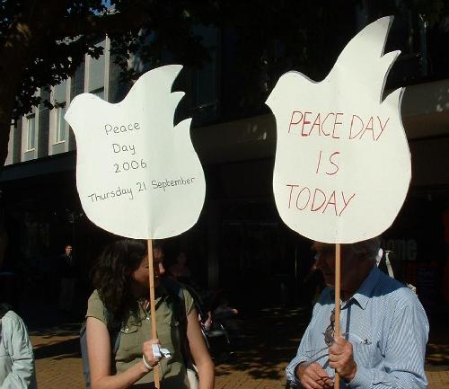 Peace day is today