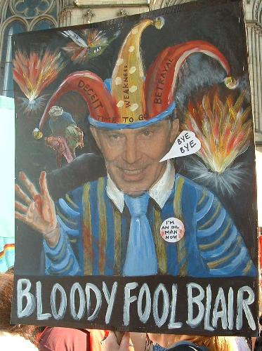 Bloody fool Blair