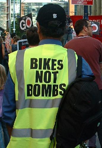Bikes not bombs