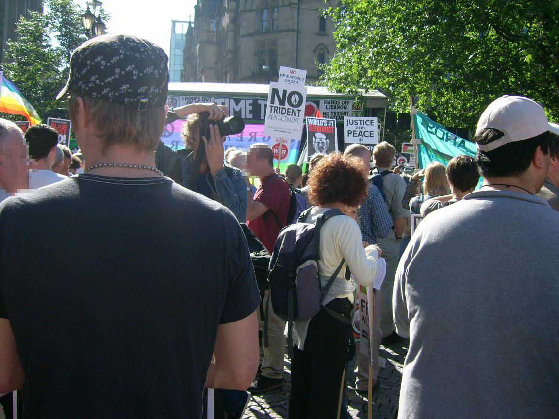 Crowd listening to speakers