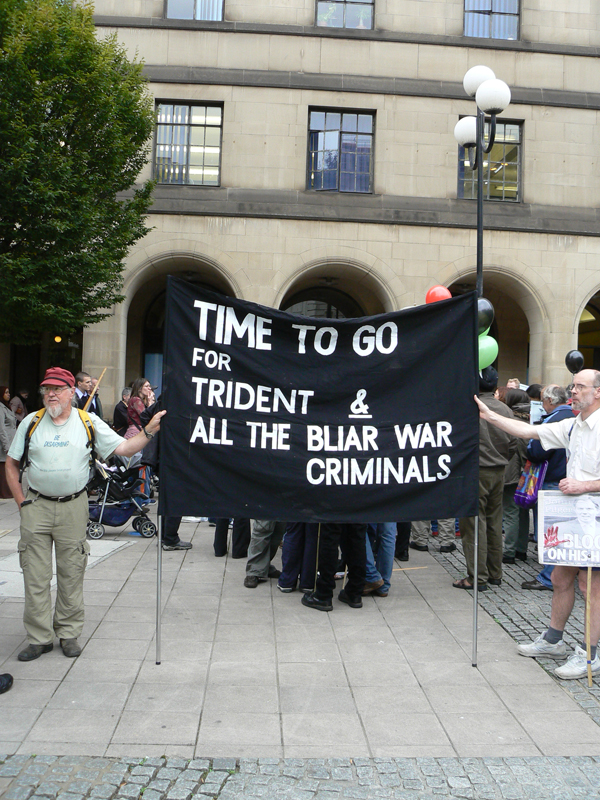 the start of a peaceful protest