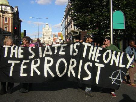 ... an Anarchist block ...