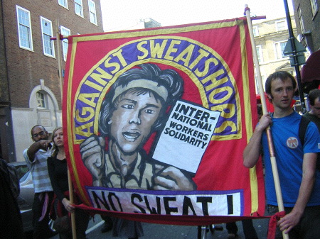 ... the No Sweat Campaign ...