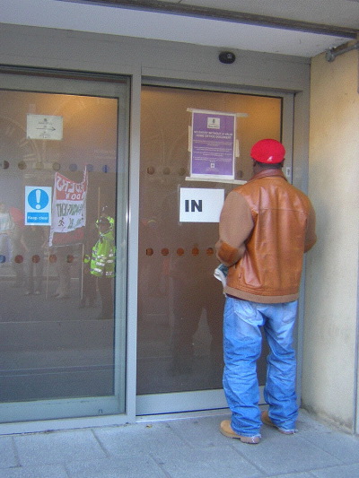 The Becket Hs Reporting Centre where refugees are forced to regulary report ...