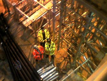 cops waiting to arrest protesters