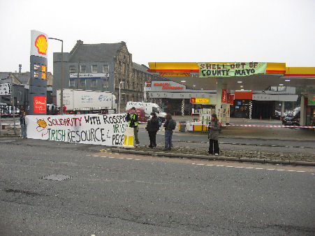Protesters shut down Shell
