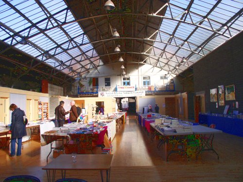 The Bookfair in its new location