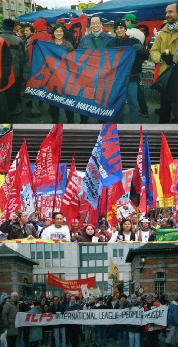 CPP-NDF-ILPS Jose Maria Sison & Luis Jalandoni with BAYAN