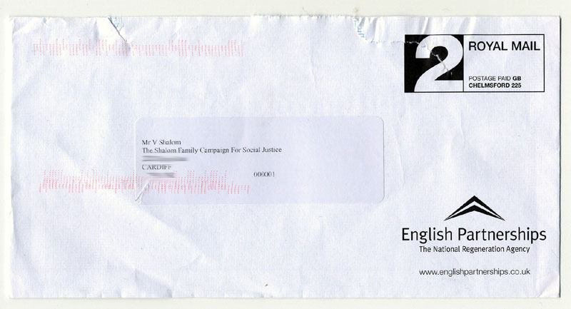 English Partnership Invitation To The Shalom Family Campaign for Social Justice