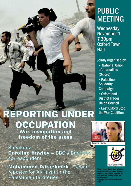 Poster: Reporting under Occupation