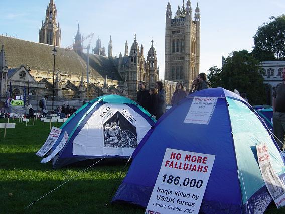 Some of the tents