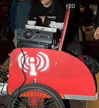 imc projector is set up