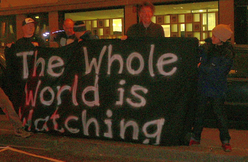 THE WHOLE WORLD IS WATCHING