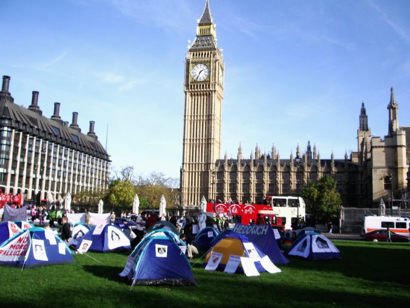 Peace Camp in Parliament Square