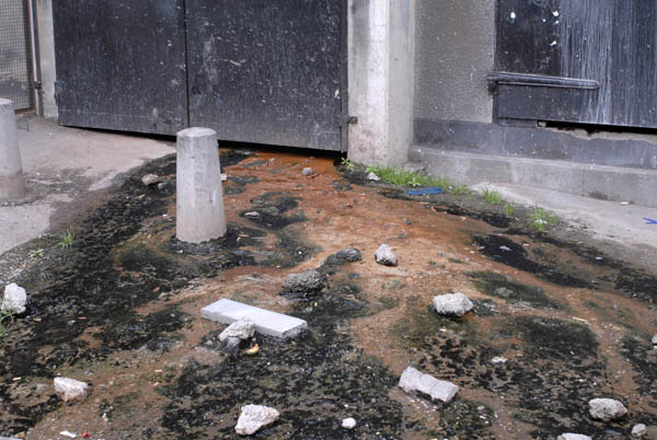 leaking drains on estate