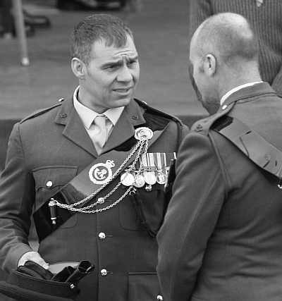 the strain shows on army Commanders faces