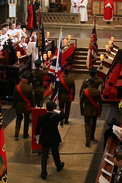 The service gets underway