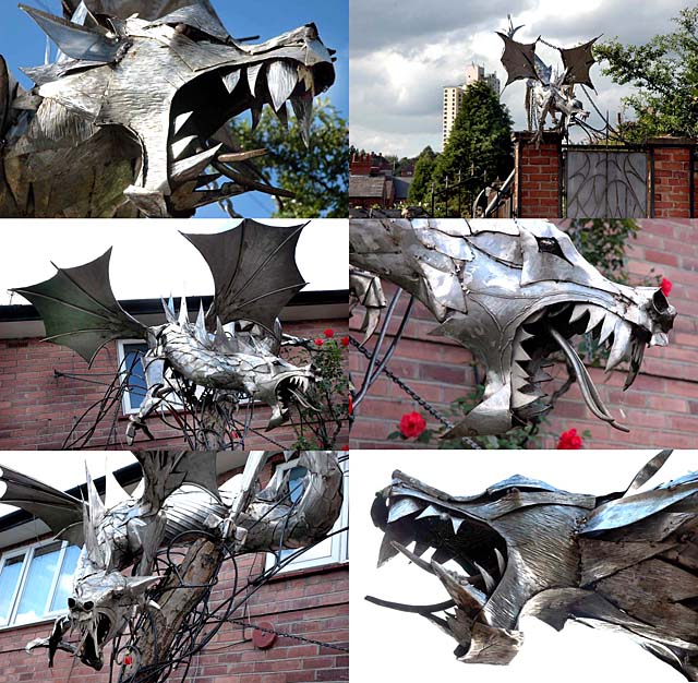 Earlier Dragons at his home